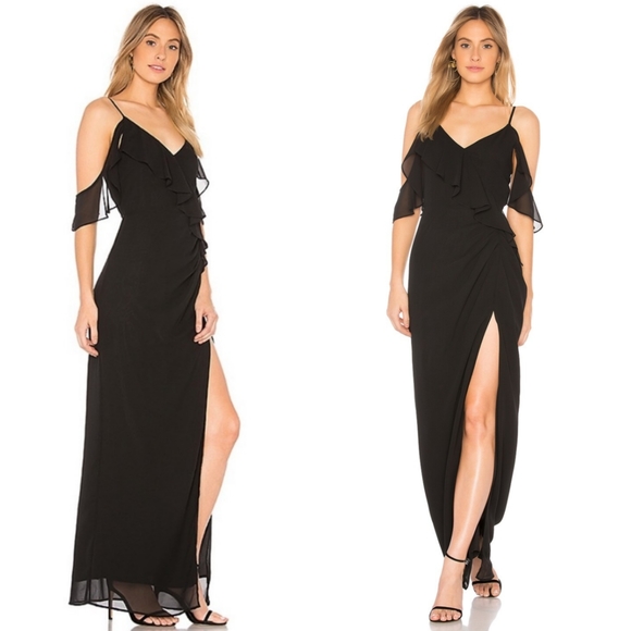 Yumi Kim Dresses & Skirts - YUMI KIM My Everything Black Ruffle Dress